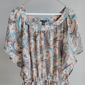 FANG| Flowy Paisley Top